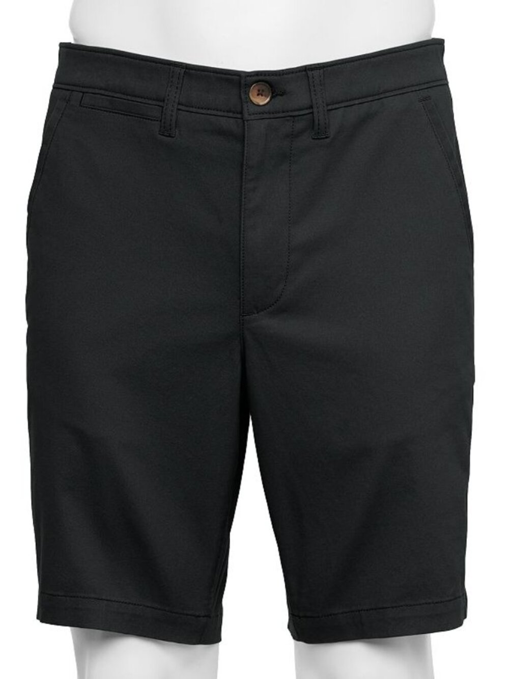 Men's Sonoma Goods For Life 9" Regular Fit Flat Front Shorts - Black - 33 - NWT